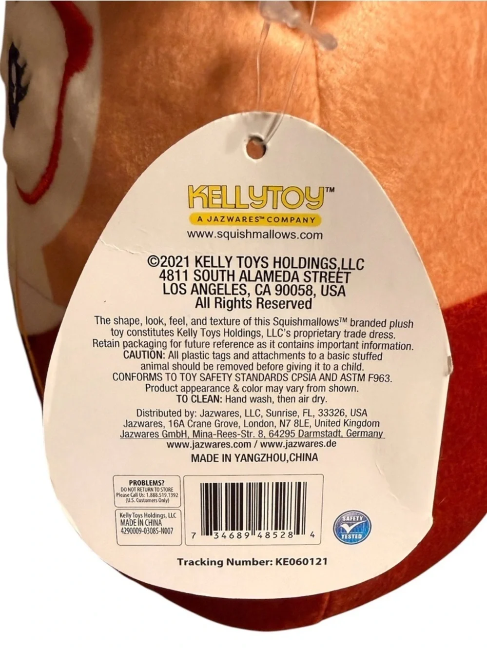 Squishmallows Jaydelle Owl Teacher Plush Glasses Red Kellytoy 8” With Tag